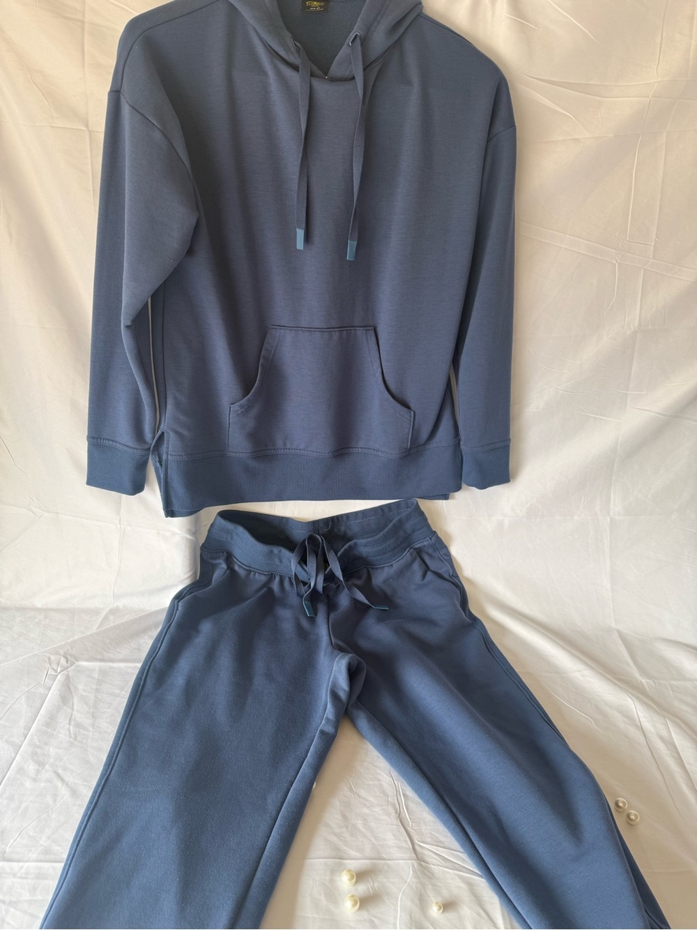 Athletic Works Navy Blue Women's Sweatpants & Hoodie Set